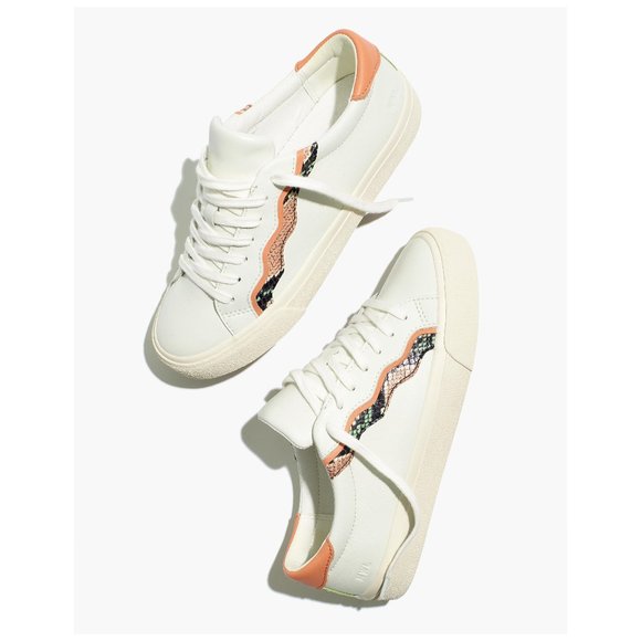 [NWT] Madewell Sidewalk Low-Top Leather Sneakers - Picture 2 of 4